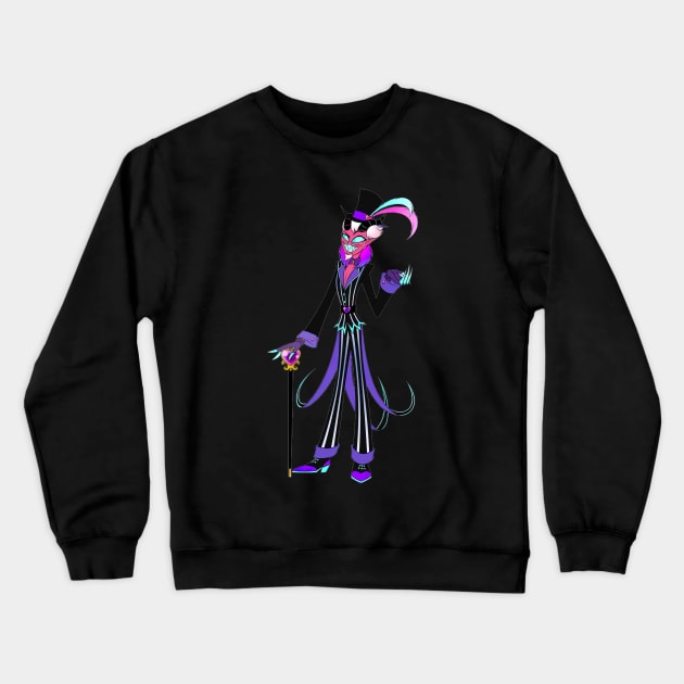 Helluva Boss Asmodeus Crewneck Sweatshirt by ThomaneJohnson